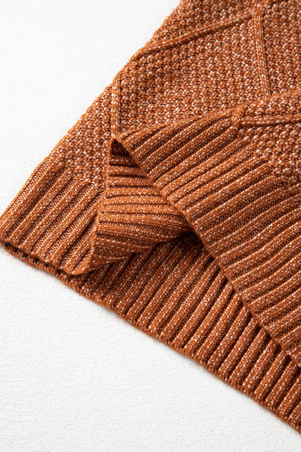 Outform Black Twist Cable Knit Drop Shoulder Loose Fit Sweater Dress